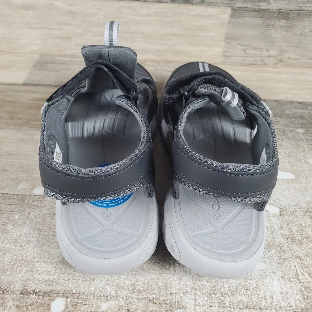 Columbia Techsun Wave Kids Sandal Sz 6 Shark Gary ICE Round‎ Toe Slingback